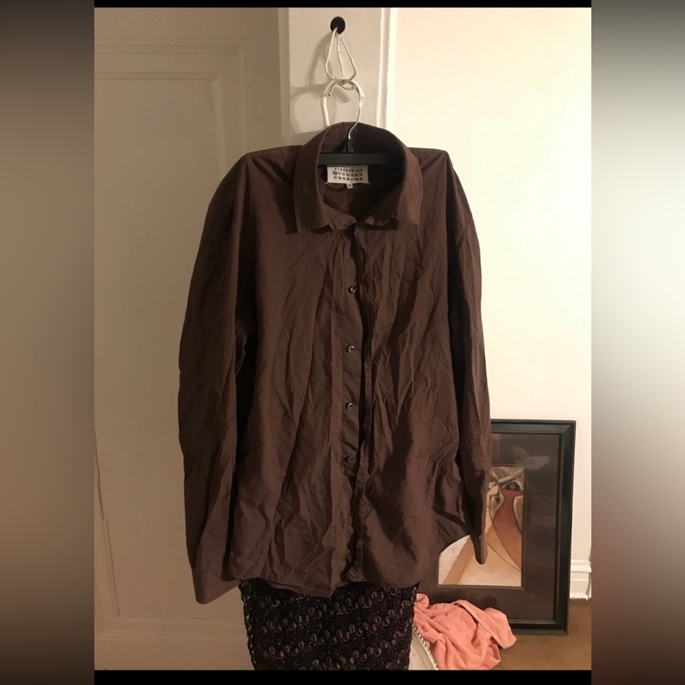 maison margiela button up shirt